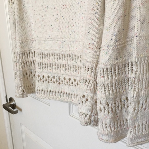 La Vie by Rebecca Taylor crochet knit confetti top - Picture 7 of 7